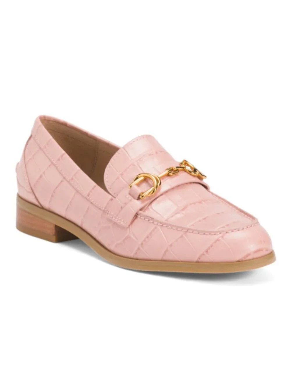 STUART WEITZMAN Leather Owen Buckle Loafers